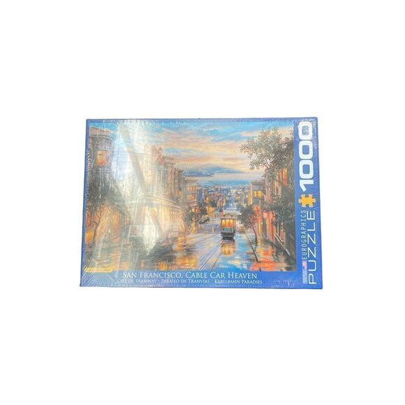 San Francisco cable car heaven thousand piece puzzle new/ Never opened - Picture 2 of 4
